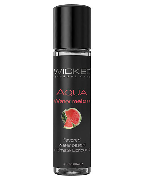 Wicked Sensual Care Aqua Waterbased Ludricant - 1 Oz Watermelon Default Title Lubes - Tophatter Daily Deals