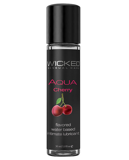 Wicked Sensual Care Aqua Waterbased Lubricant - 1 Oz Cherry Default Title Lubes - Tophatter Daily Deals
