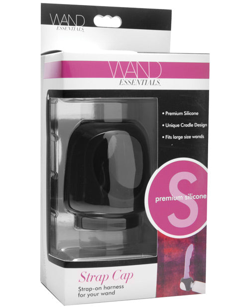 Wand Essentials Strap Cap Wand Harness For Dildos - Black Default Title Magic Wands - Tophatter Daily Deals