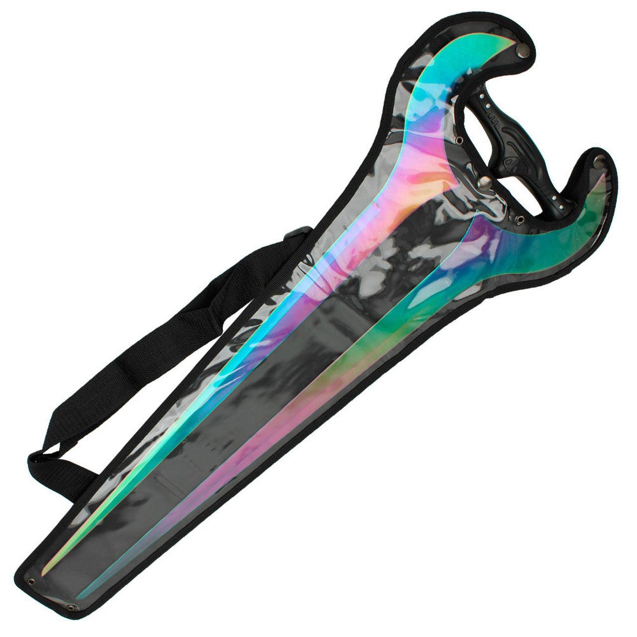 Titanium Color Forked Metal Sword Sheath swords - Tophatter Daily Deals