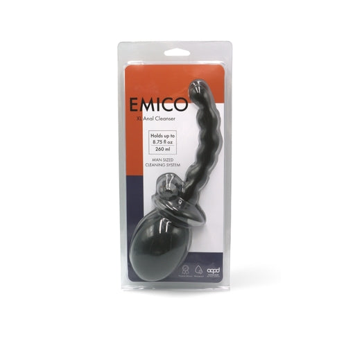 Emico XL Anal Cleanser Premium Silicone Black 8.75 fl oz 260ml Oversized Easy Squeeze Bulb > Essentials > Douches - Tophatter Daily Deals