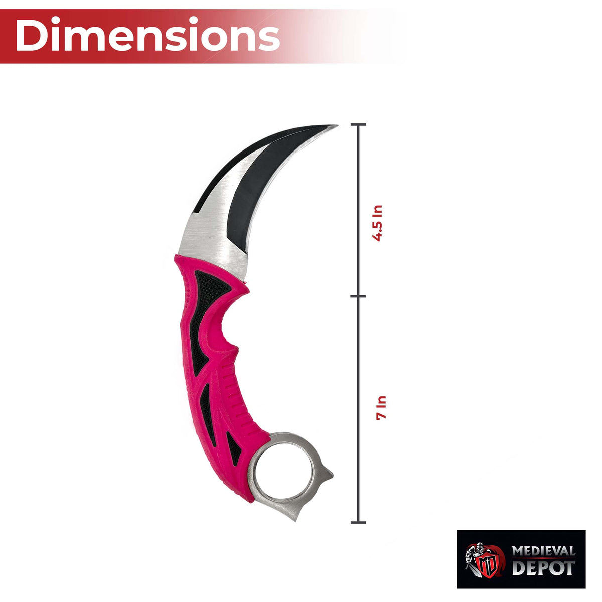 Empress of the Night Fixed Blade Survival Karambit knives - Tophatter Daily Deals