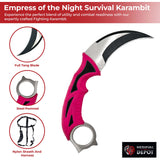 Empress of the Night Fixed Blade Survival Karambit knives - Tophatter Daily Deals