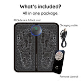EMS Acupoints Massage Foot Mat Pain Relief Pad Home - Tophatter Daily Deals