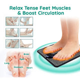 EMS Acupoints Massage Foot Mat Pain Relief Pad Home - Tophatter Daily Deals