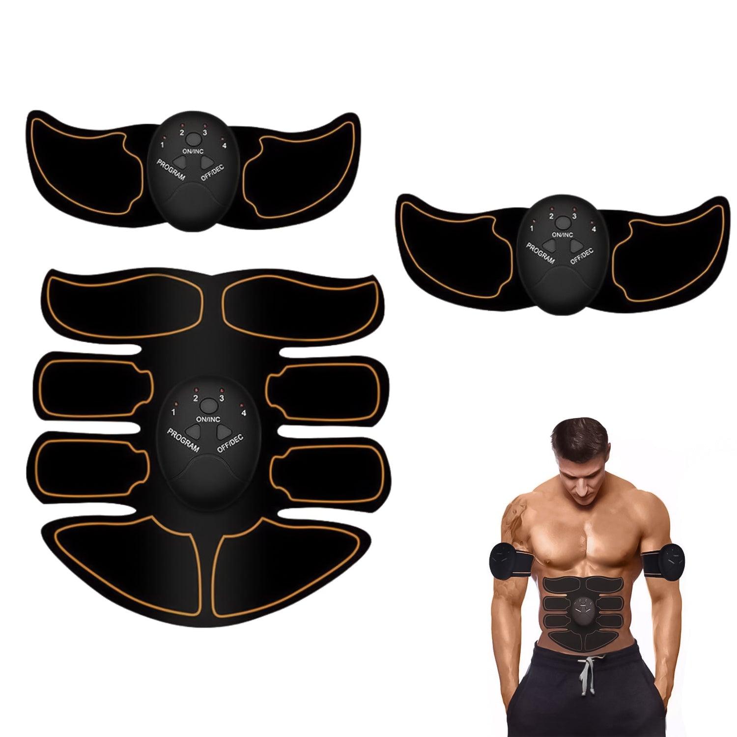 EMS Muscle Toner - Electric EMS Toner Machine Toning Belt ABS Simulation Burner Belly Shaper Health & Beauty - Tophatter Daily Deals