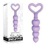 Sweet Treat Heart-Shaped Silicone Beads – 6.15" Flexible Graduated Butt Plug > Anal Range > Anal Beads - Tophatter Daily Deals