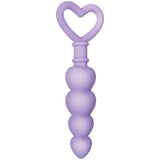 Sweet Treat Heart-Shaped Silicone Beads – 6.15" Flexible Graduated Butt Plug > Anal Range > Anal Beads - Tophatter Daily Deals