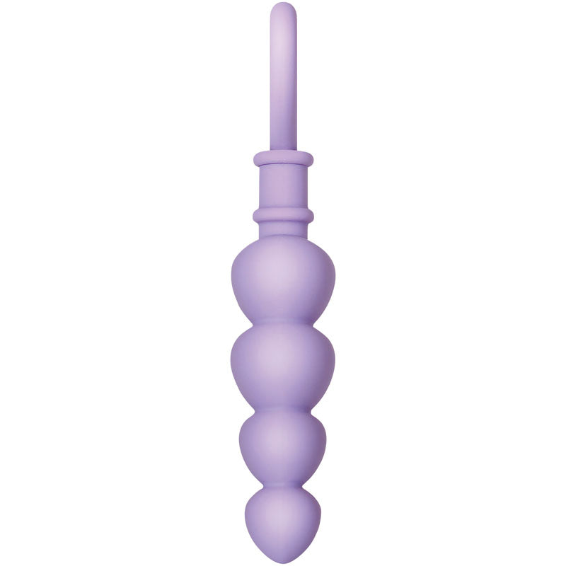 Sweet Treat Heart-Shaped Silicone Beads – 6.15" Flexible Graduated Butt Plug > Anal Range > Anal Beads - Tophatter Daily Deals
