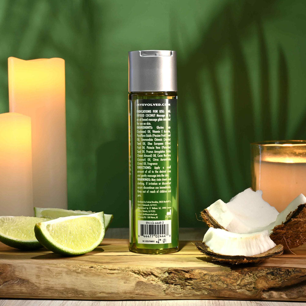 Evolved Anoint Perfumery (Lime Infused Coconut) – 120ml Massage Oil > Essentials > Massage Oil - Tophatter Daily Deals