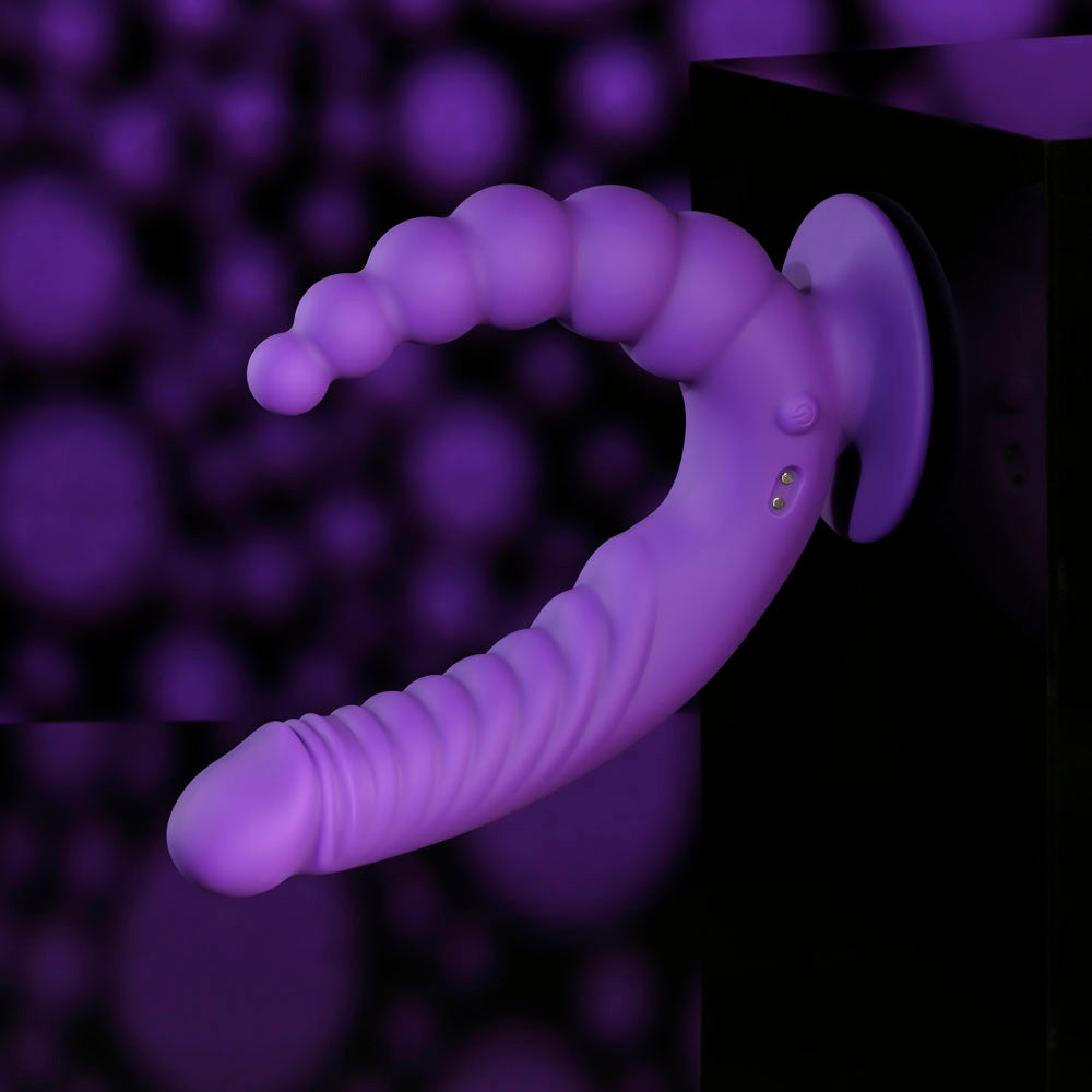 Evolved The Rider Double Ended Vibrator Purple > Dildos > Double Dildos - Tophatter Daily Deals