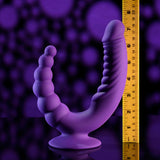Evolved The Rider Double Ended Vibrator Purple > Dildos > Double Dildos - Tophatter Daily Deals