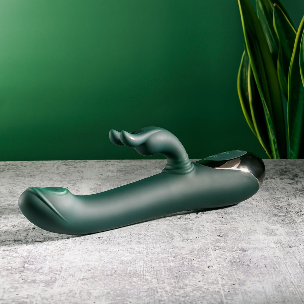 Evolved Rabbit Tap Tap 25 cm Vibrator with Tapping Tip > Vibrators > Ladies > Rabbit - Tophatter Daily Deals