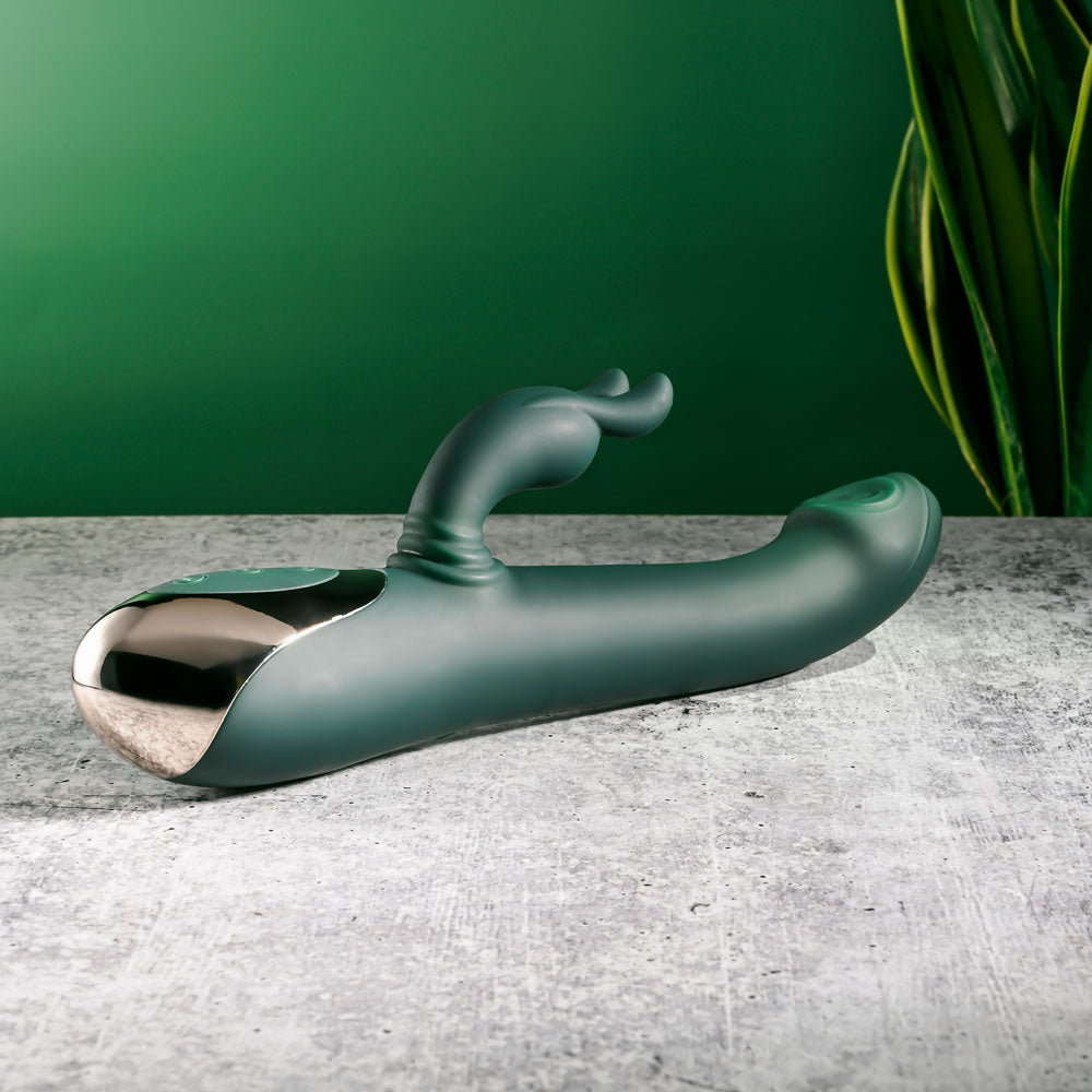 Evolved Rabbit Tap Tap 25 cm Vibrator with Tapping Tip > Vibrators > Ladies > Rabbit - Tophatter Daily Deals