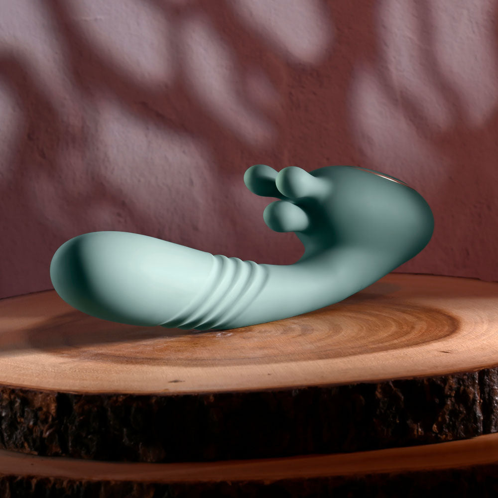 Evolved Thrust Into Ecstasy 21 cm Vibrator > Dildos > Thrusting Dildos - Tophatter Daily Deals