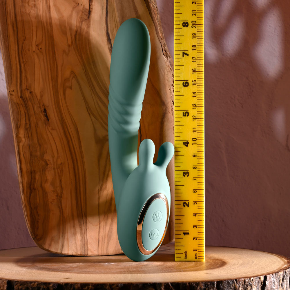 Evolved Thrust Into Ecstasy 21 cm Vibrator > Dildos > Thrusting Dildos - Tophatter Daily Deals
