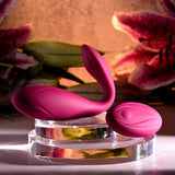 Evolved Cherry Pose Flexible Vibrator With Remote > Sex Toys > Couples Toys - Tophatter Daily Deals