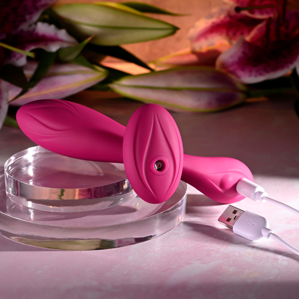 Evolved Cherry Pose Flexible Vibrator With Remote > Sex Toys > Couples Toys - Tophatter Daily Deals