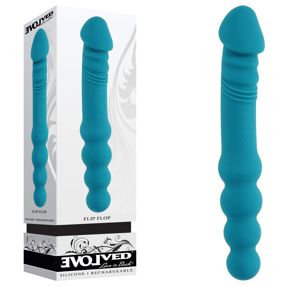 Evolved Flip Flop 23.1 Centimeter Dual Ended Vibrator > Vibrators > Standard Vibrators - Tophatter Daily Deals