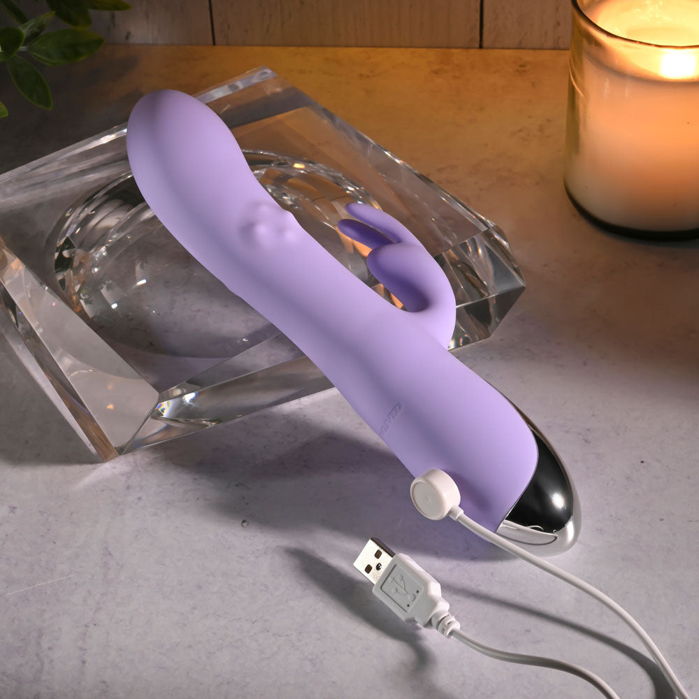 Evolved Spinderella – USB Rechargeable Rabbit Vibrator > Vibrators > Ladies > Rabbit - Tophatter Daily Deals