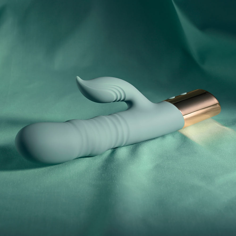 Evolved The Shimmy – USB Rechargeable Thrusting Rabbit Vibrator > Vibrators > Ladies > Rabbit - Tophatter Daily Deals