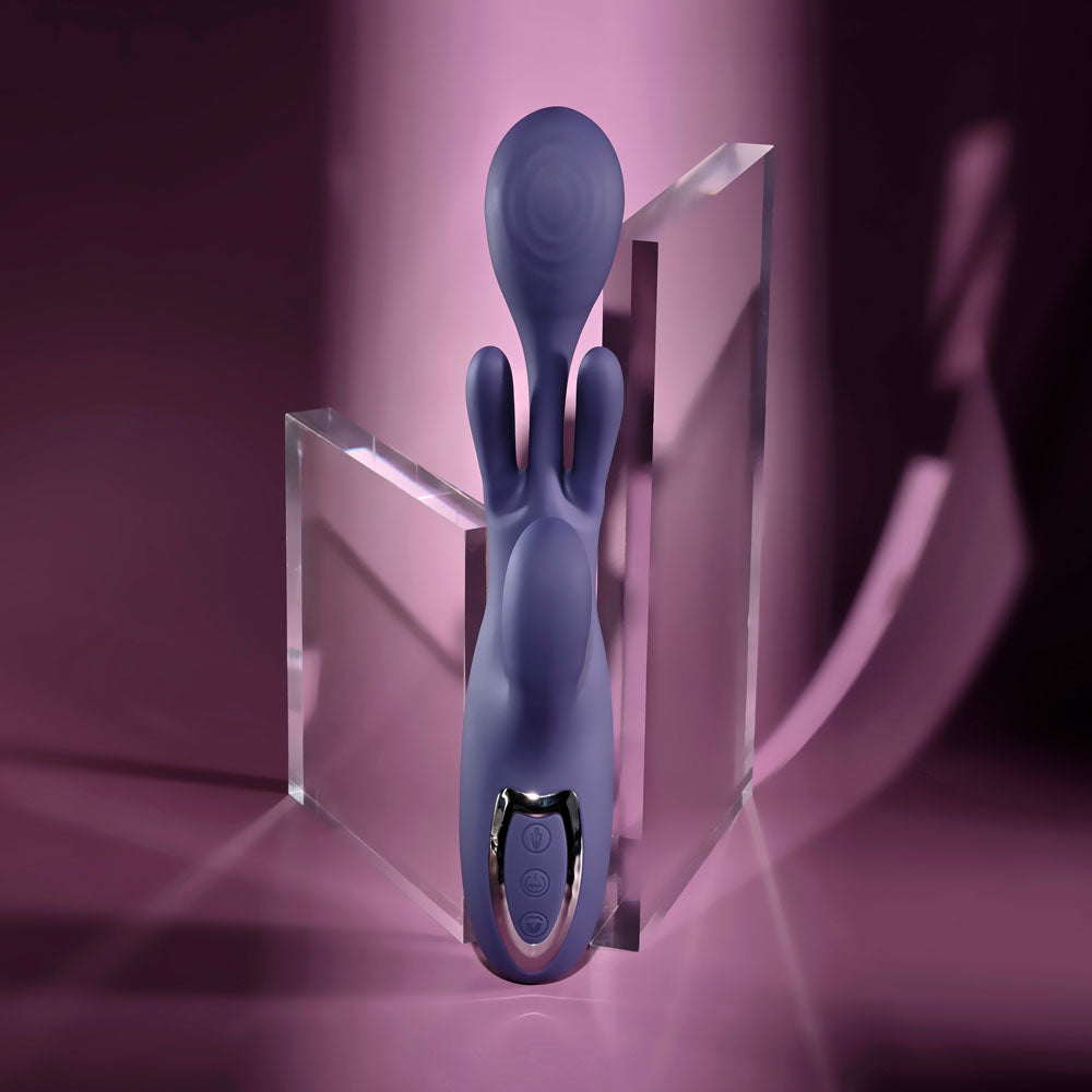 Evolved Bow Down – USB Rechargeable Rabbit Vibrator > Vibrators > Ladies > Rabbit Multi - Tophatter Daily Deals