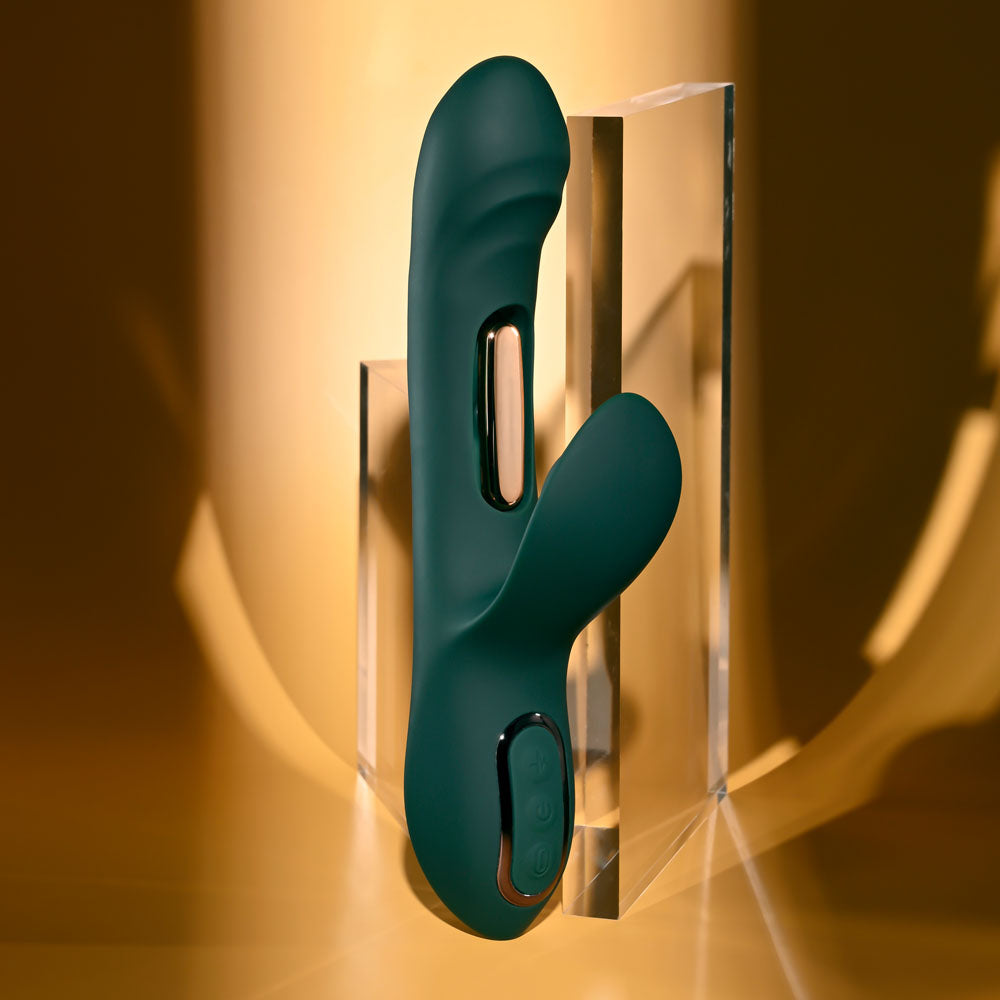 Evolved Heart of Gold – USB Rechargeable Rabbit Vibrator > Vibrators > Ladies > Rabbit - Tophatter Daily Deals