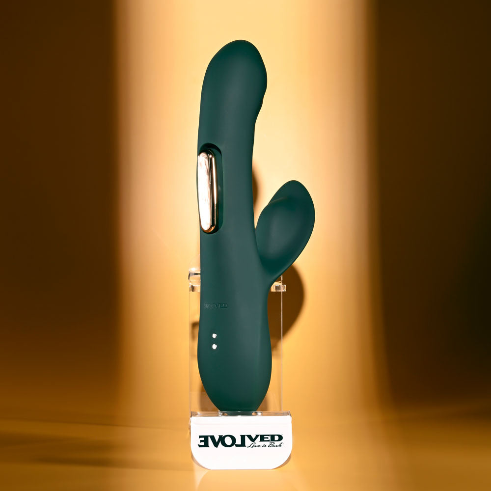 Evolved Heart of Gold – USB Rechargeable Rabbit Vibrator > Vibrators > Ladies > Rabbit - Tophatter Daily Deals