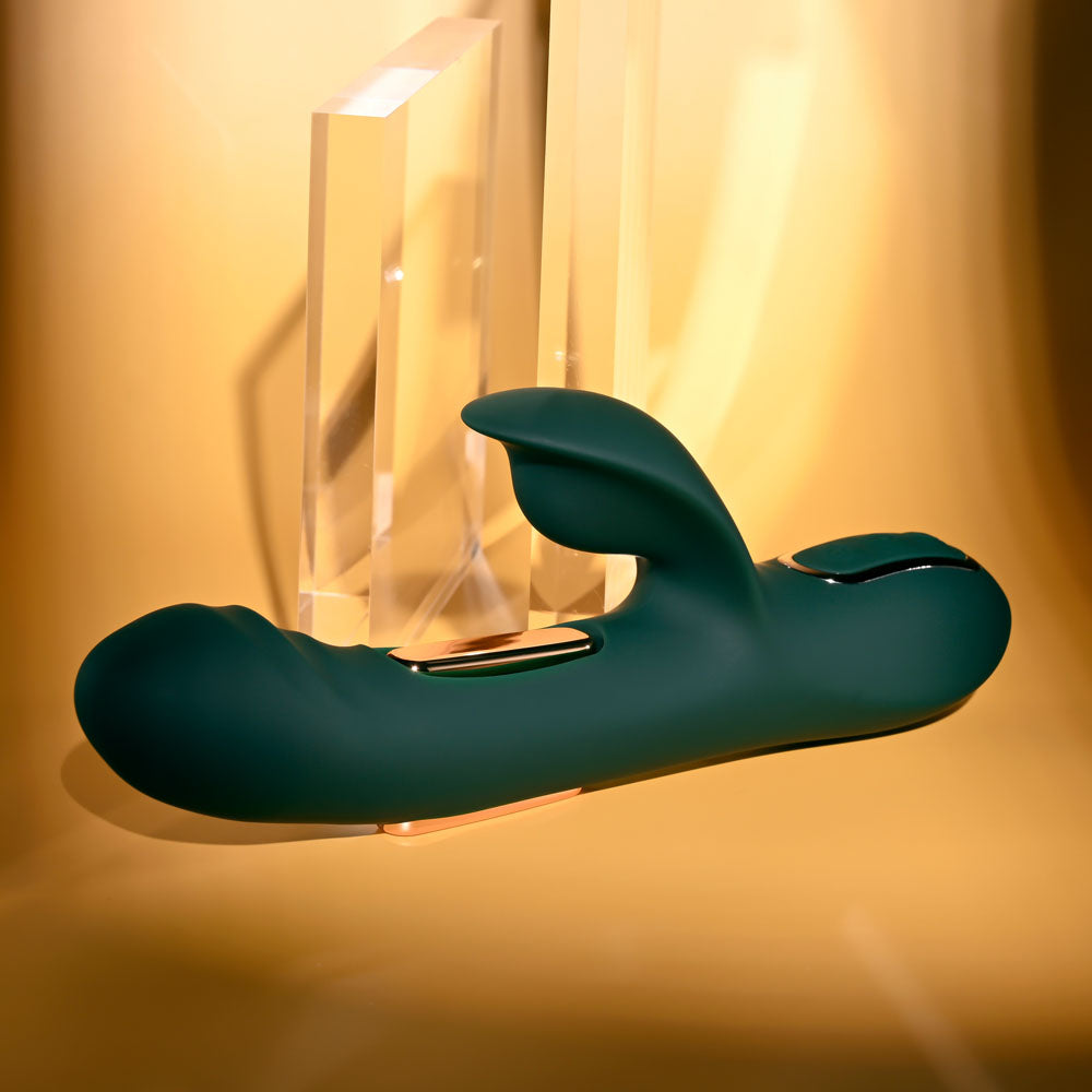 Evolved Heart of Gold – USB Rechargeable Rabbit Vibrator > Vibrators > Ladies > Rabbit - Tophatter Daily Deals