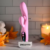 Evolved Push The Button – USB Rechargeable 23.5 cm Rabbit Vibrator > Vibrators > Ladies > Rabbit - Tophatter Daily Deals