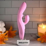 Evolved Push The Button – USB Rechargeable 23.5 cm Rabbit Vibrator > Vibrators > Ladies > Rabbit - Tophatter Daily Deals