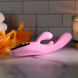 Evolved Push The Button – USB Rechargeable 23.5 cm Rabbit Vibrator > Vibrators > Ladies > Rabbit - Tophatter Daily Deals