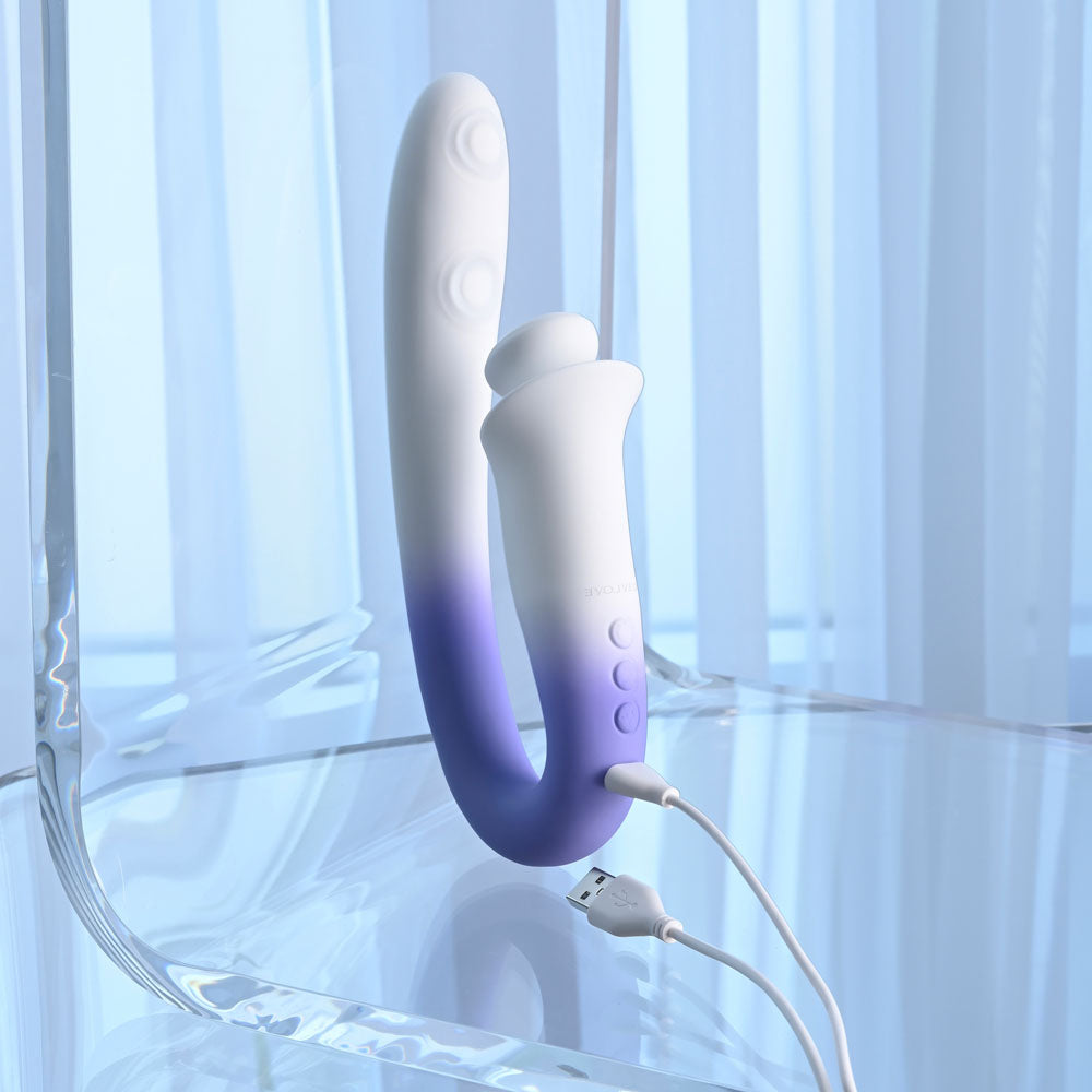Evolved Spring Loaded (Purple) – USB Rechargeable 23cm Multi-Tapping Vibrator > Vibrators > Ladies > Clitoral Vibrators and Stimulators - Tophatter Daily Deals