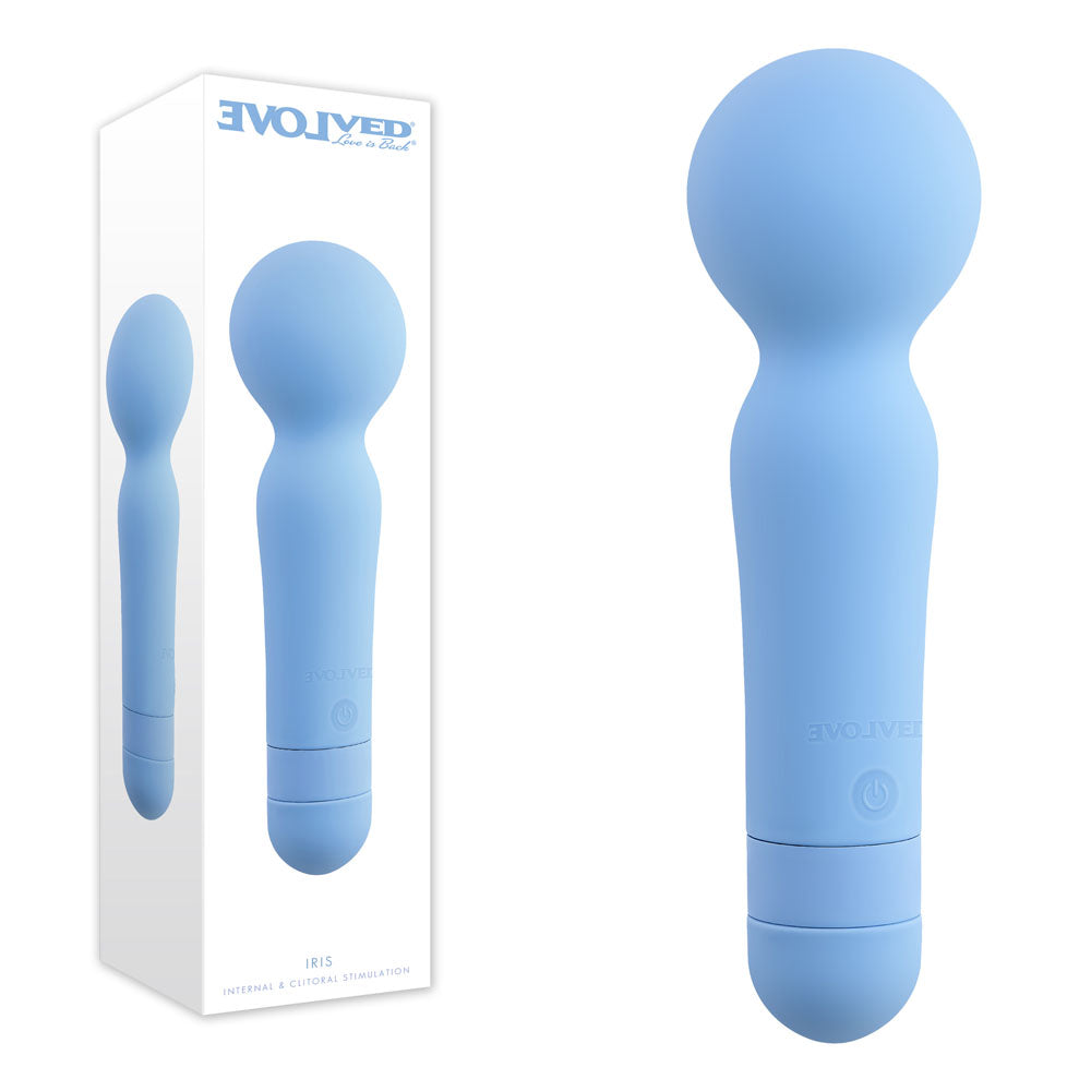 Evolved Iris – USB Rechargeable Waterproof Massage Wand 18.3 cm > Sex Toys > Mini Massagers - Tophatter Daily Deals