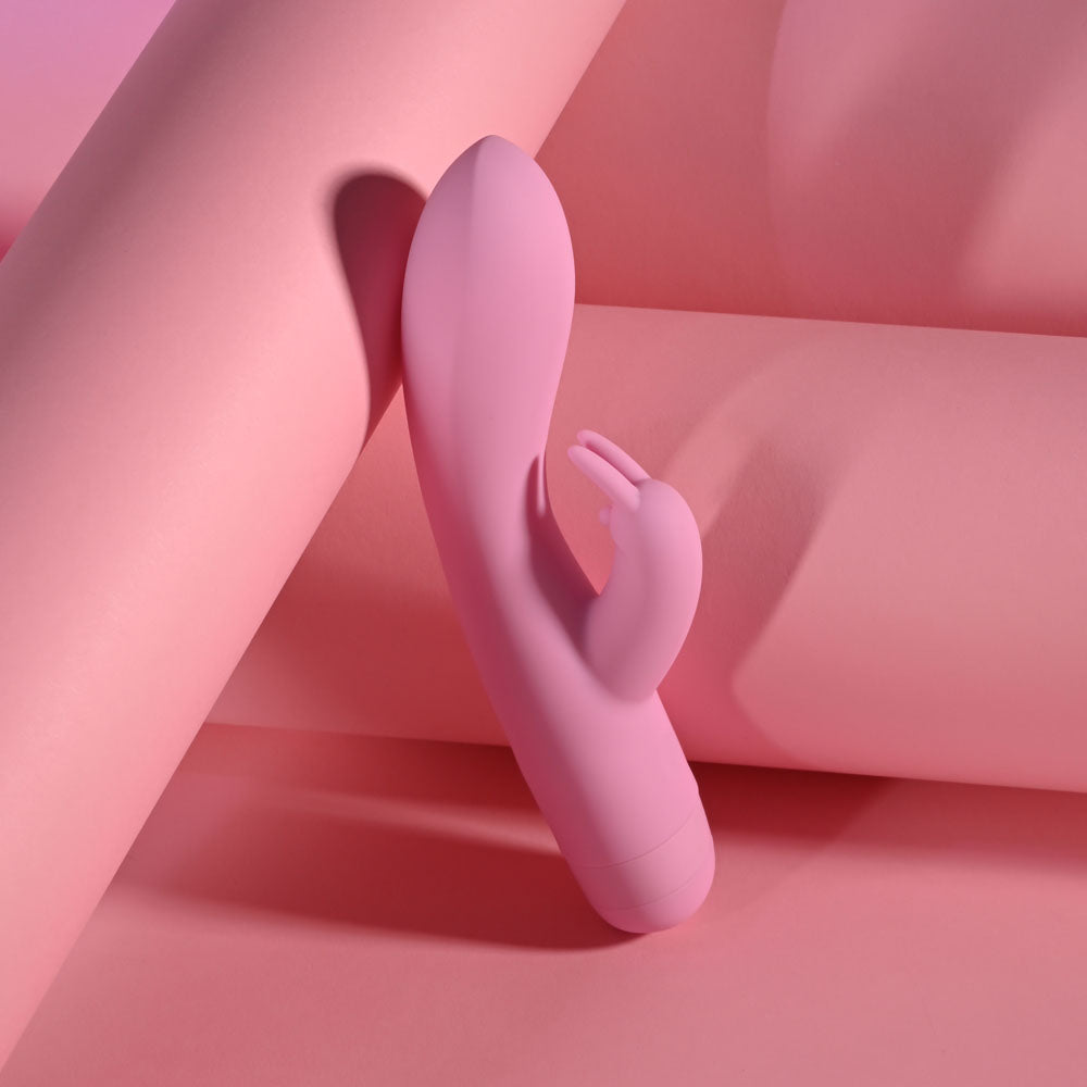 Evolved Cushy Bunny – USB Rechargeable Rabbit Vibrator 19.1 cm > Vibrators > Ladies > Rabbit - Tophatter Daily Deals