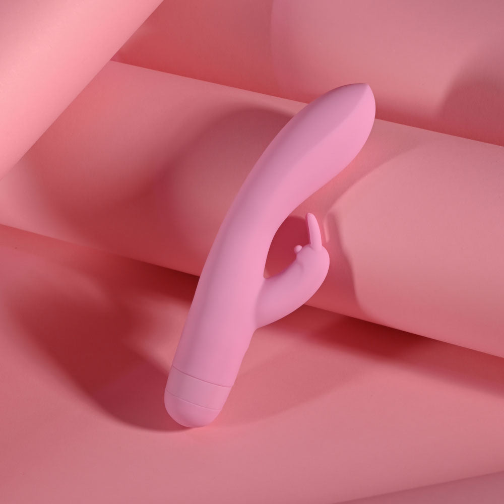 Evolved Cushy Bunny – USB Rechargeable Rabbit Vibrator 19.1 cm > Vibrators > Ladies > Rabbit - Tophatter Daily Deals