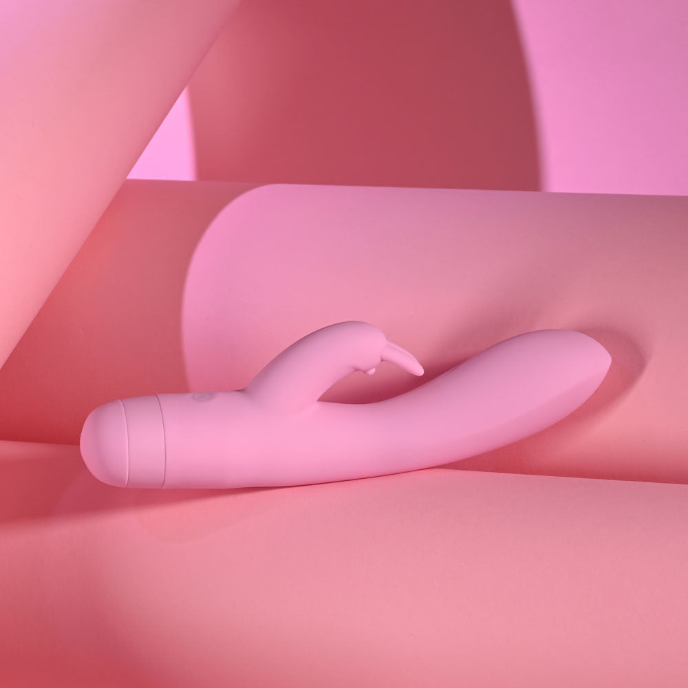 Evolved Cushy Bunny – USB Rechargeable Rabbit Vibrator 19.1 cm > Vibrators > Ladies > Rabbit - Tophatter Daily Deals