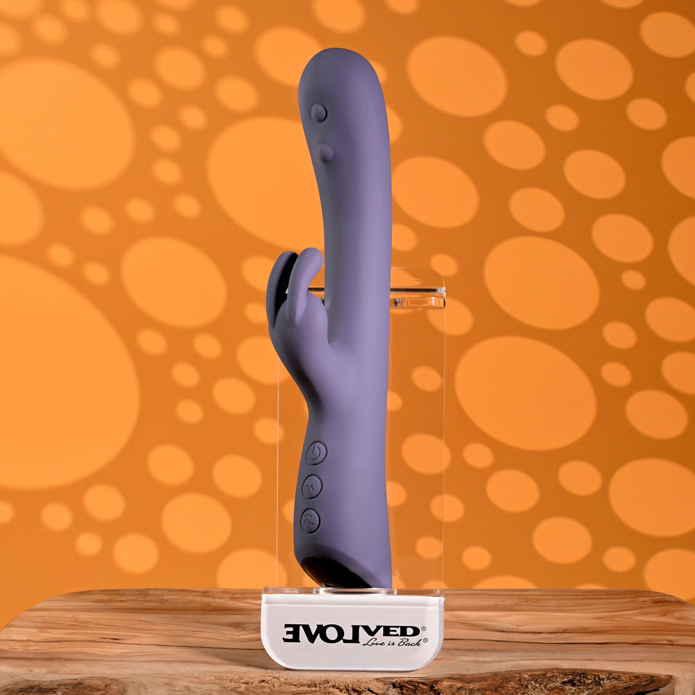 Evolved Poppin Good Time – 20 cm USB Rechargeable Rabbit Vibrator > Vibrators > Ladies > Rabbit - Tophatter Daily Deals