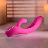 Evolved G-Tapper – USB Rechargeable Rabbit Vibrator with Dual Motors and Flexible G-Spot Shaft > Vibrators > Ladies > Rabbit - Tophatter Daily Deals