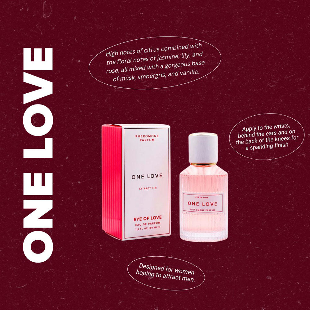 One Love Pheromone Body Spray (50ml) – Attract Him Fragrance for Women > Essentials > Aphrodisiacs - Tophatter Daily Deals