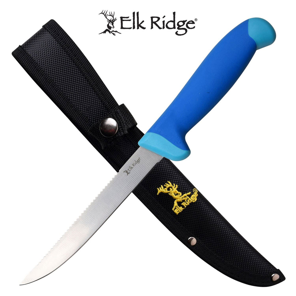 Elk Ridge 11.75 Inch Outdoor Hunting Fillet Knife - Tophatter's Inc. Weapons Store Online Collectible Weapons - Tophatter Daily Deals