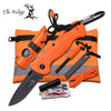 Elk Ridge Outdoor Adventure Survival Camping and Hunting Kit with Orange Knife - TOPHATTER'S ARMORY DEALS Collectible Weapons - Tophatter Daily Deals