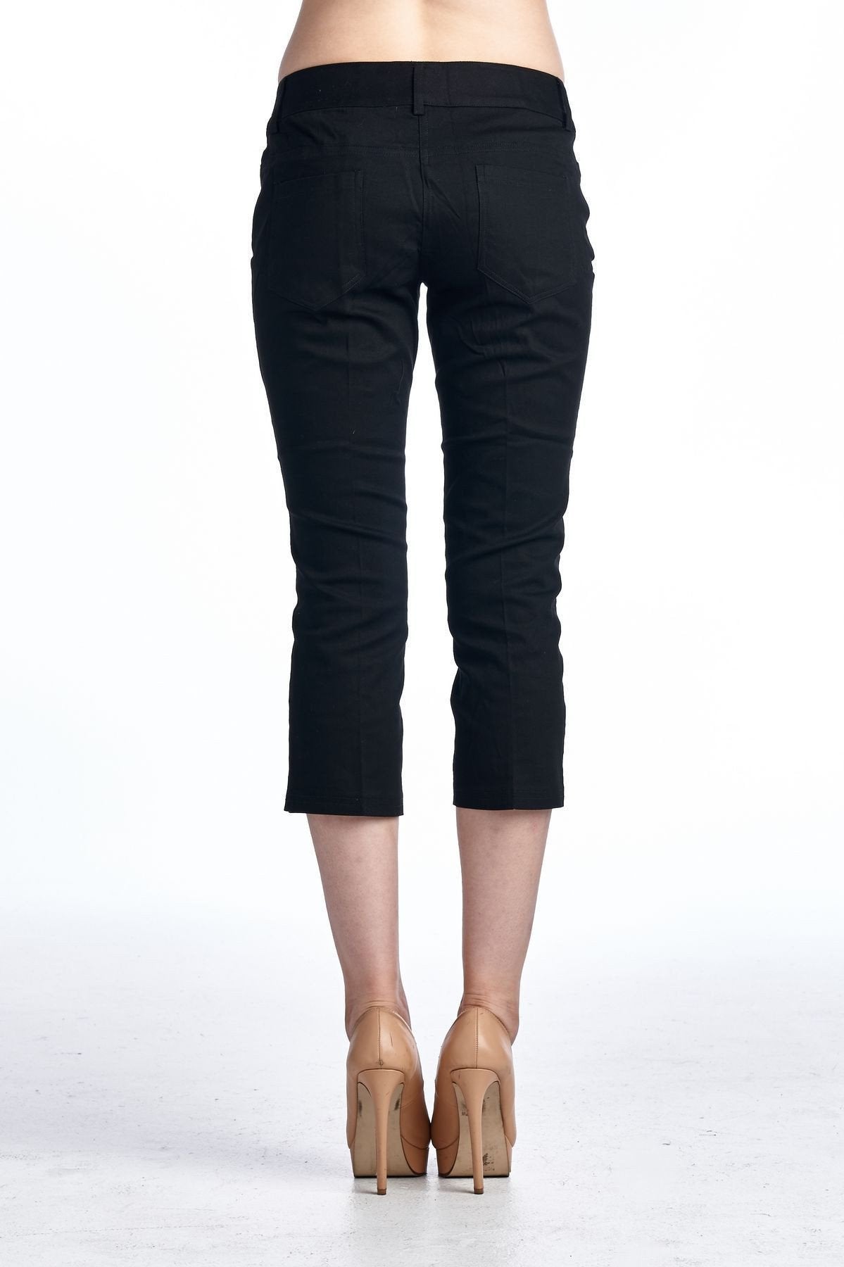 Women's Stretch Capris Capris - Tophatter Daily Deals