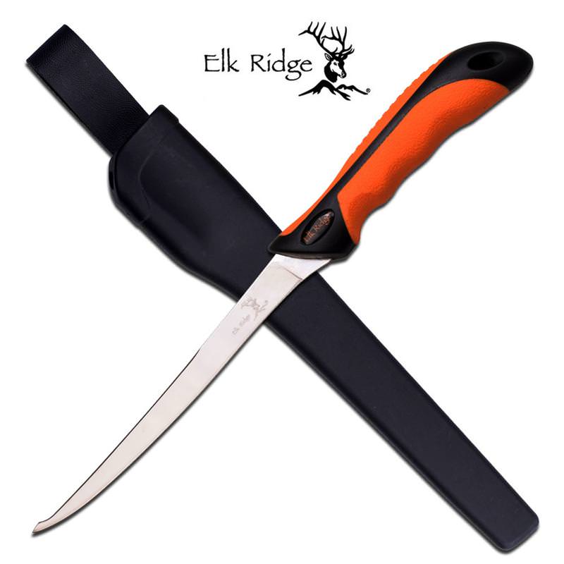 12.5" Fillet Knife Double Edge 440SS Fixed Blade Full Tang - Tophatter's Guns'N'Weapons Store Collectible Weapons - Tophatter Daily Deals