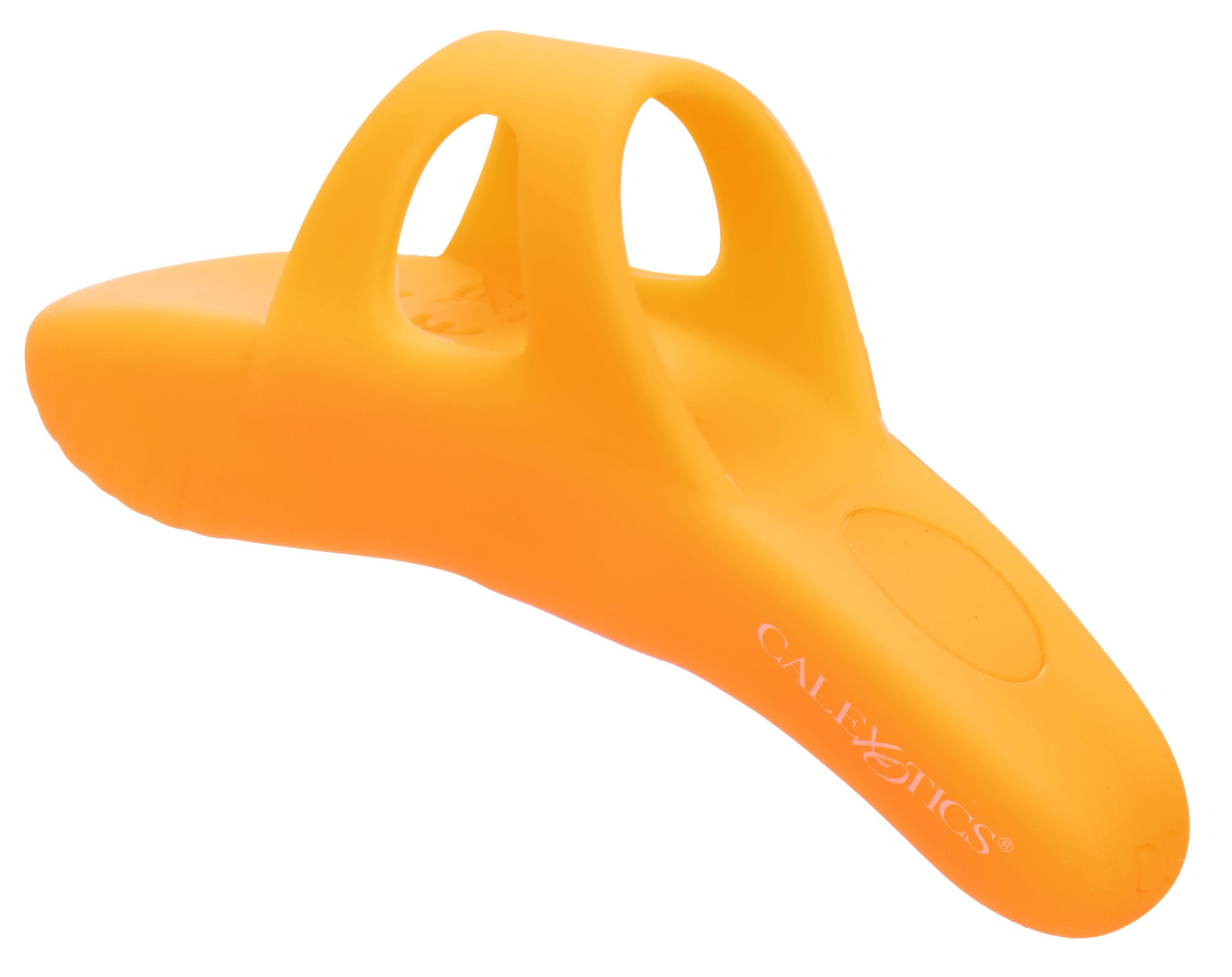 Neon Vibes The Pleasure Vibe (Orange) – Rechargeable Ergonomic Finger Vibrator with 10 Functions > Vibrators > Finger Vibrators - Tophatter Daily Deals