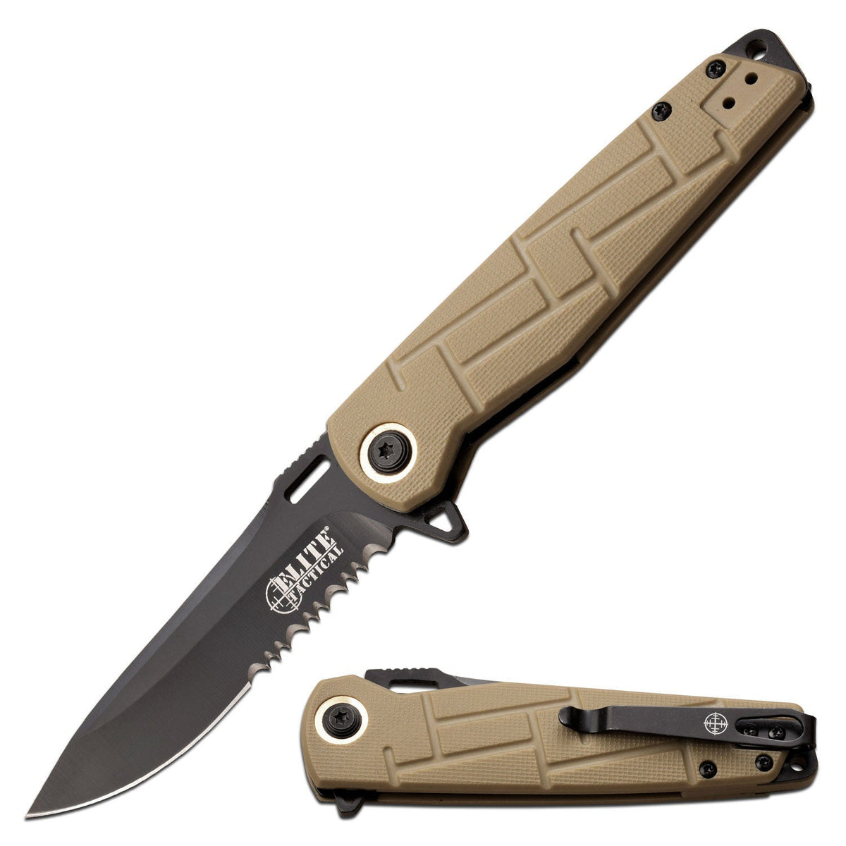 Elite Tactical - READINESS - Spring Assisted Knife - Tophatter Daily Deals