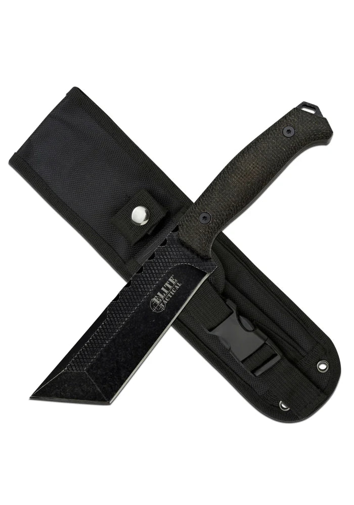 ELITE TACTICAL FIXED BLADE KNIFE - Tophatter Daily Deals