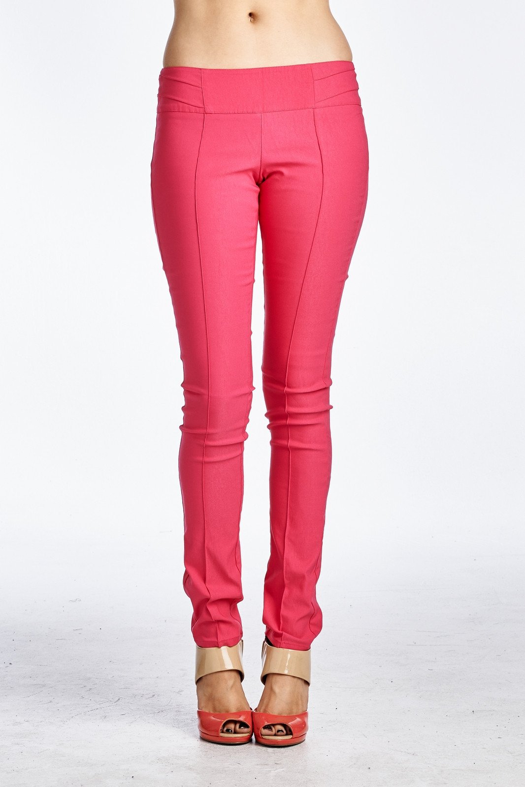Women's Stretch Pleated Pants Pants - Tophatter Daily Deals