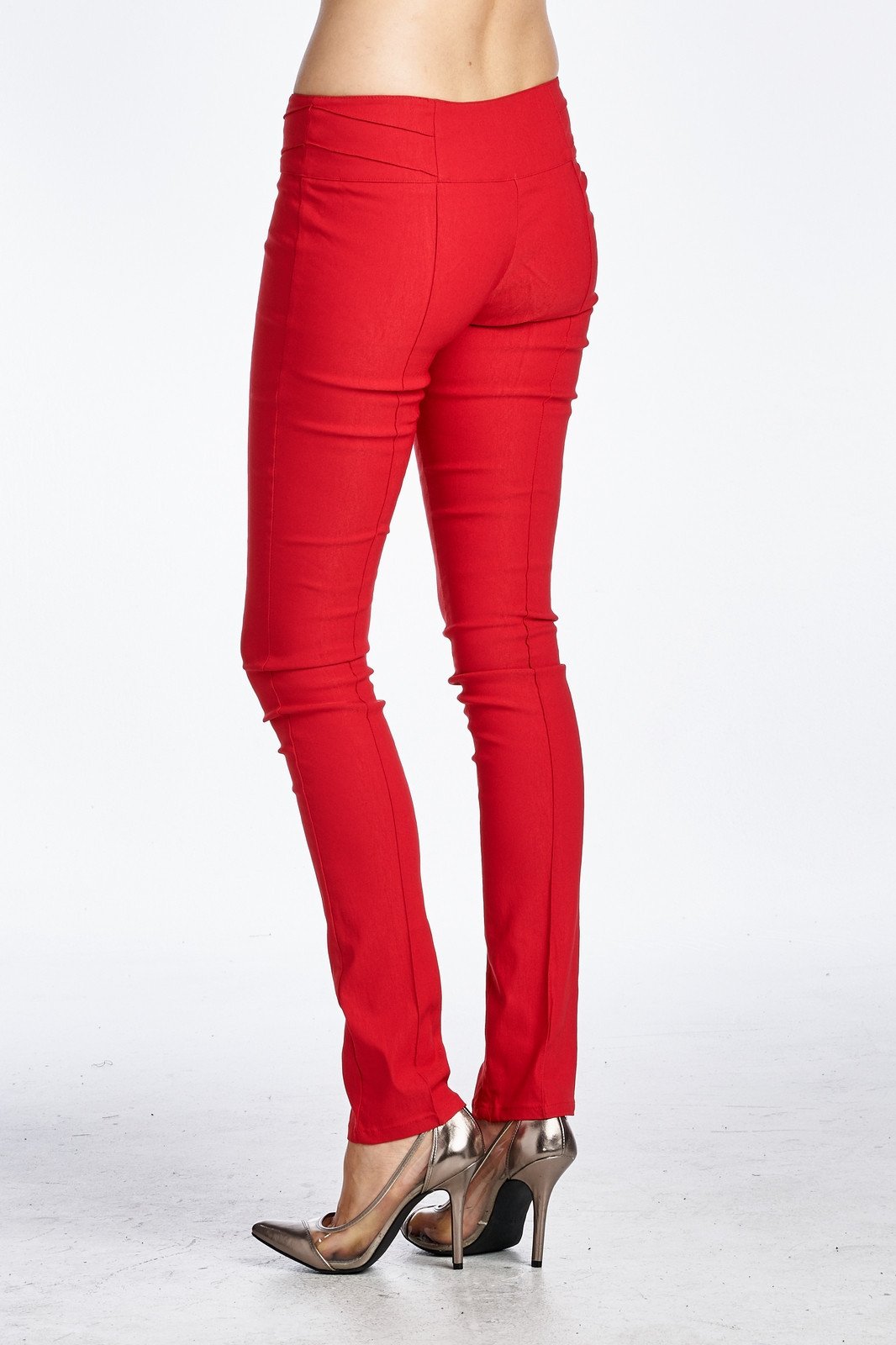 Women's Stretch Pleated Pants Pants - Tophatter Daily Deals