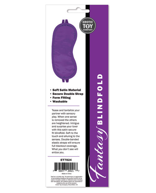 Satin Fantasy Blindfold Blindfolds - Tophatter Daily Deals